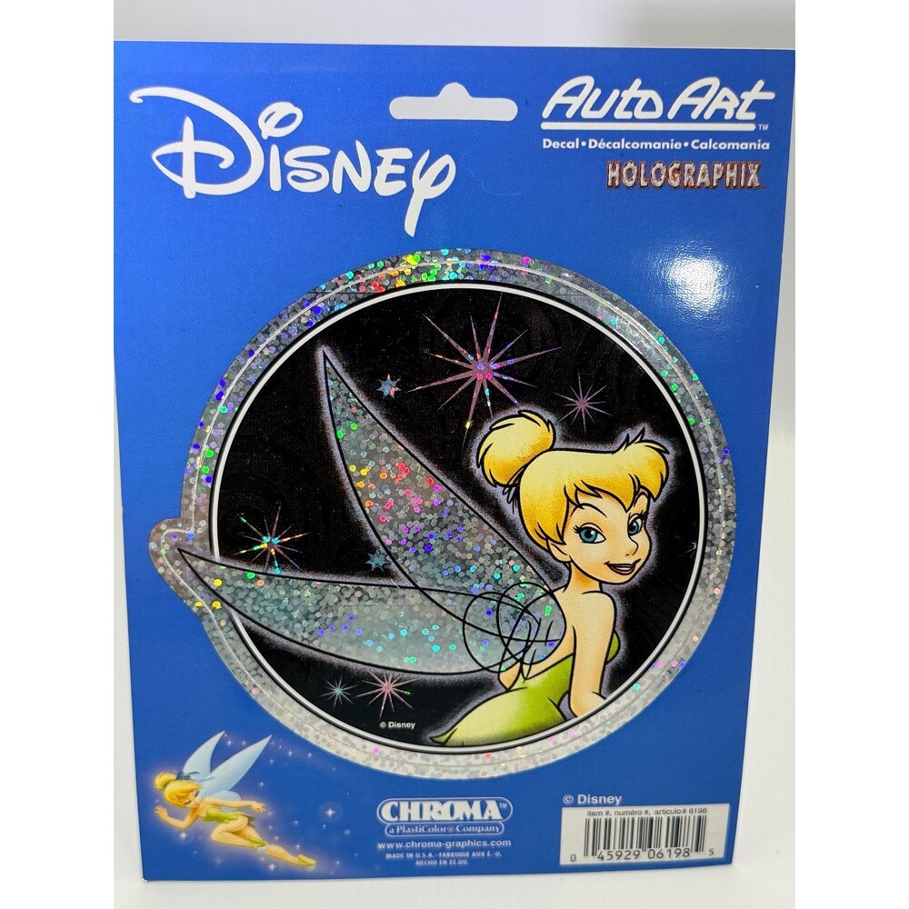 5" Tinkerbell Chroma  Glitter Holographix Disney Peter Pan Sticker Decal UNUSED